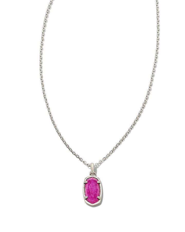 mommy-and-me-sterling-silver-adult-stone-fern-short-pendant-necklace-in-pink-ite-swarovski