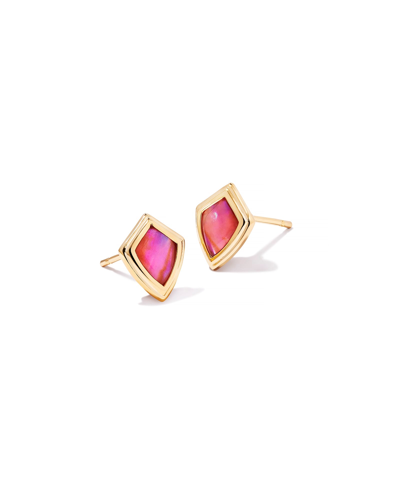 monica-gold-stud-earrings-in-light-burgundy-illusion-swarovski