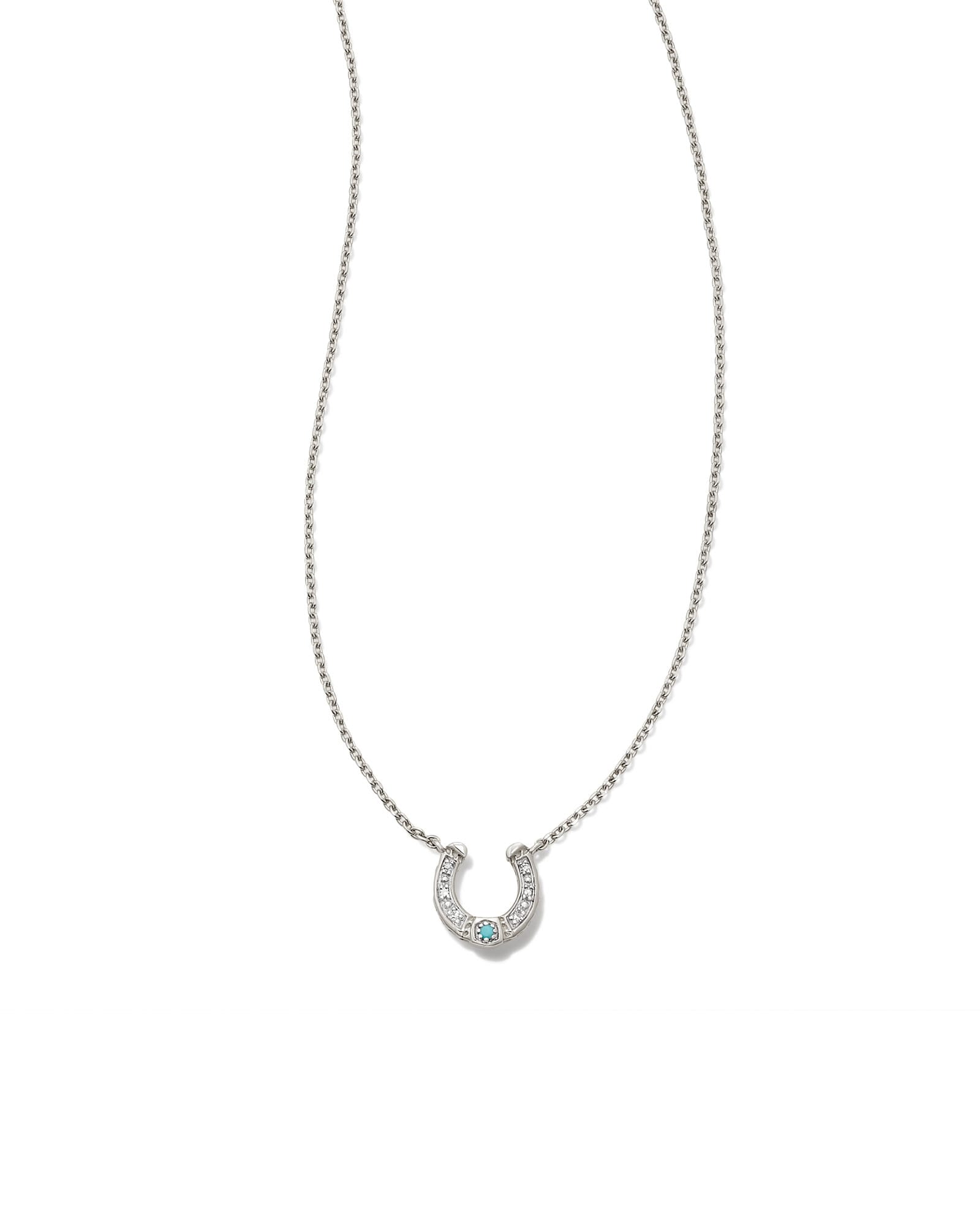 noble-14k-white-gold-horseshoe-short-pendant-necklace-in-turquoise-swarovski