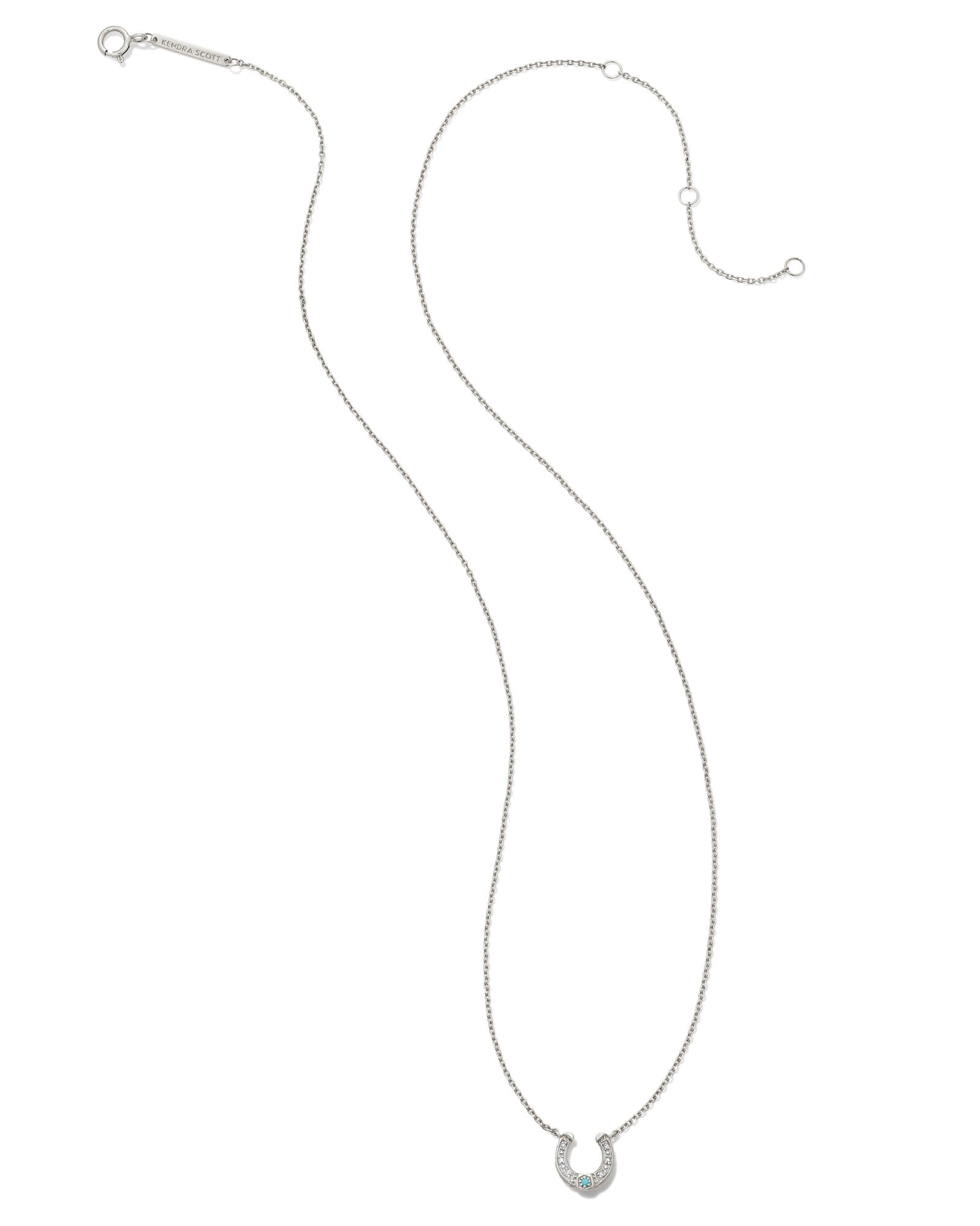 noble-14k-white-gold-horseshoe-short-pendant-necklace-in-turquoise-swarovski