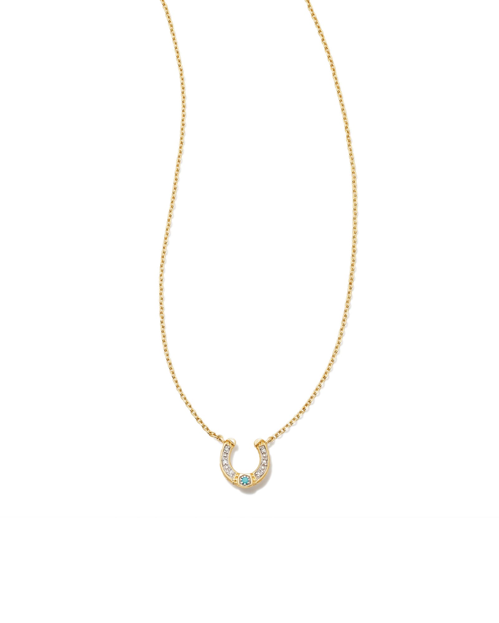 noble-14k-yellow-gold-horseshoe-short-pendant-necklace-in-turquoise-swarovski
