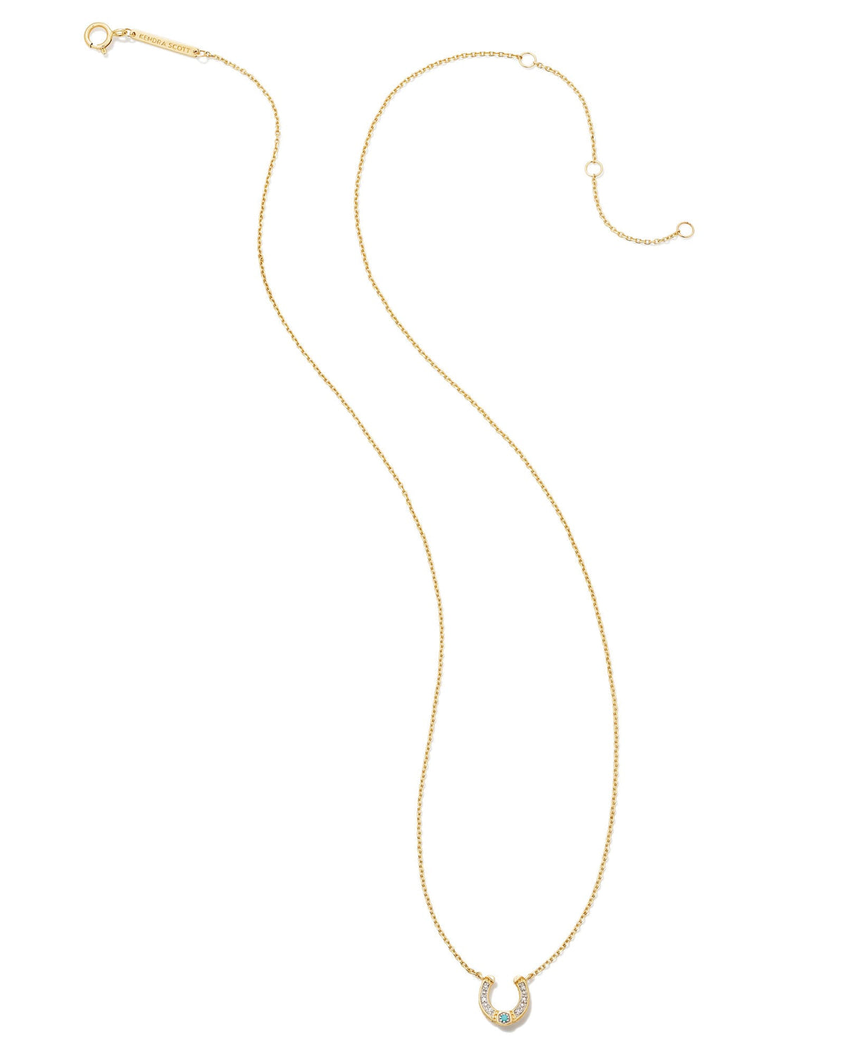 noble-14k-yellow-gold-horseshoe-short-pendant-necklace-in-turquoise-swarovski