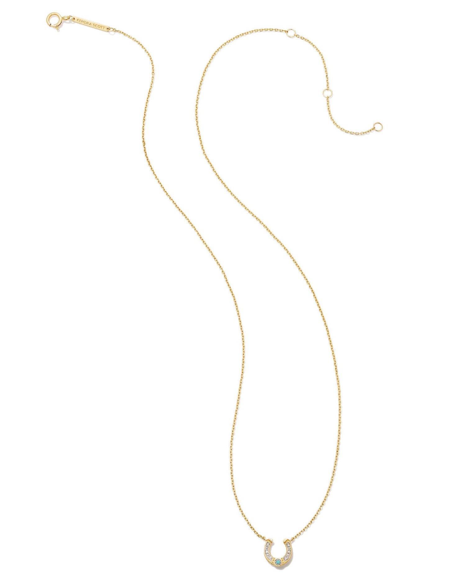 noble-14k-yellow-gold-horseshoe-short-pendant-necklace-in-turquoise-swarovski