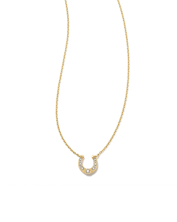 noble-14k-yellow-gold-horseshoe-short-pendant-necklace-in-white-diamond-swarovski
