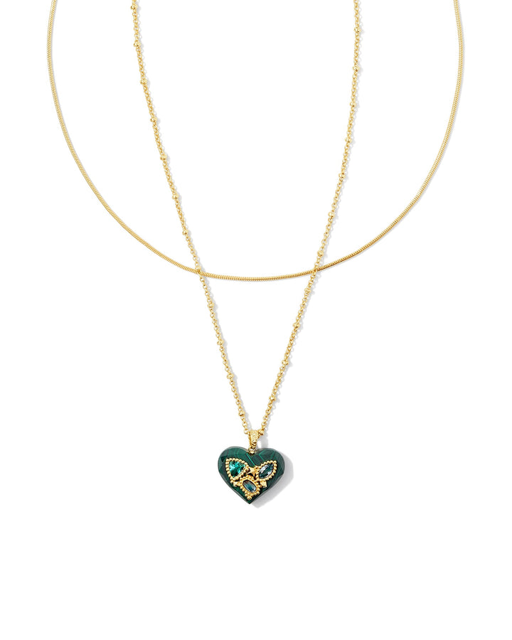 penny-gold-heart-multi-strand-necklace-in-green-mix-swarovski