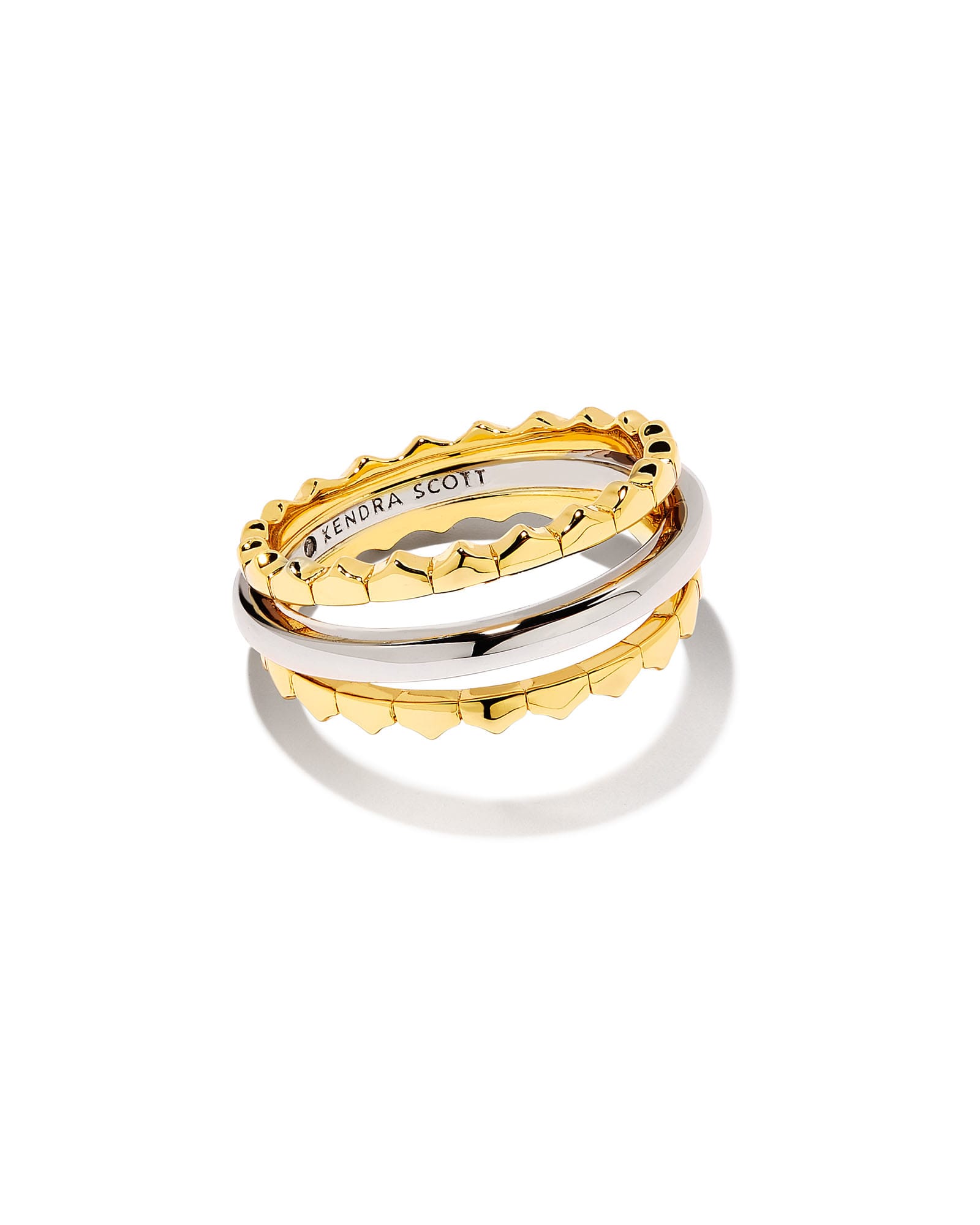 Quinn Triple Band Ring in Mixed