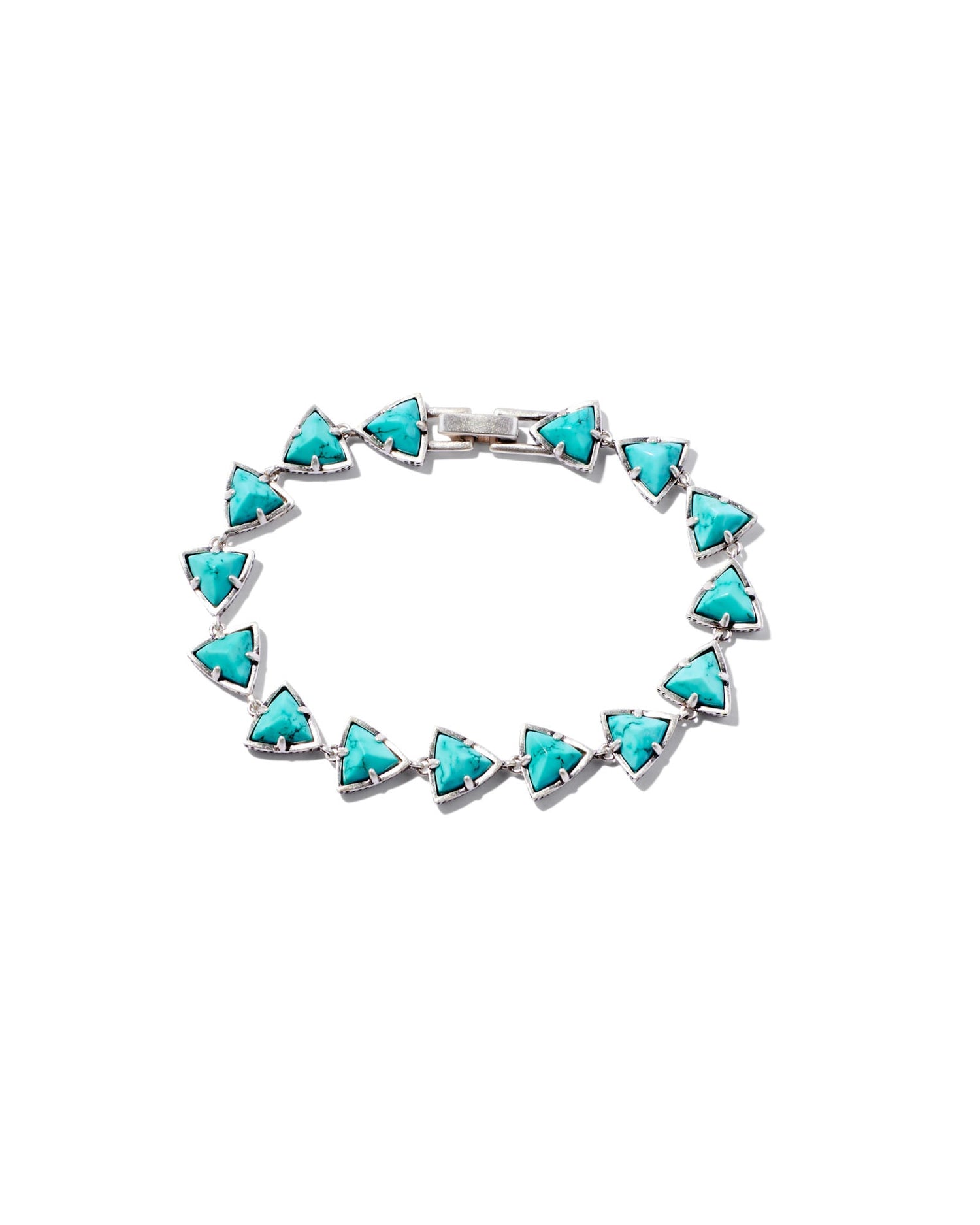 robby-vintage-silver-link-and-chain-bracelet-in-variegated-turquoise-magnesite-swarovski