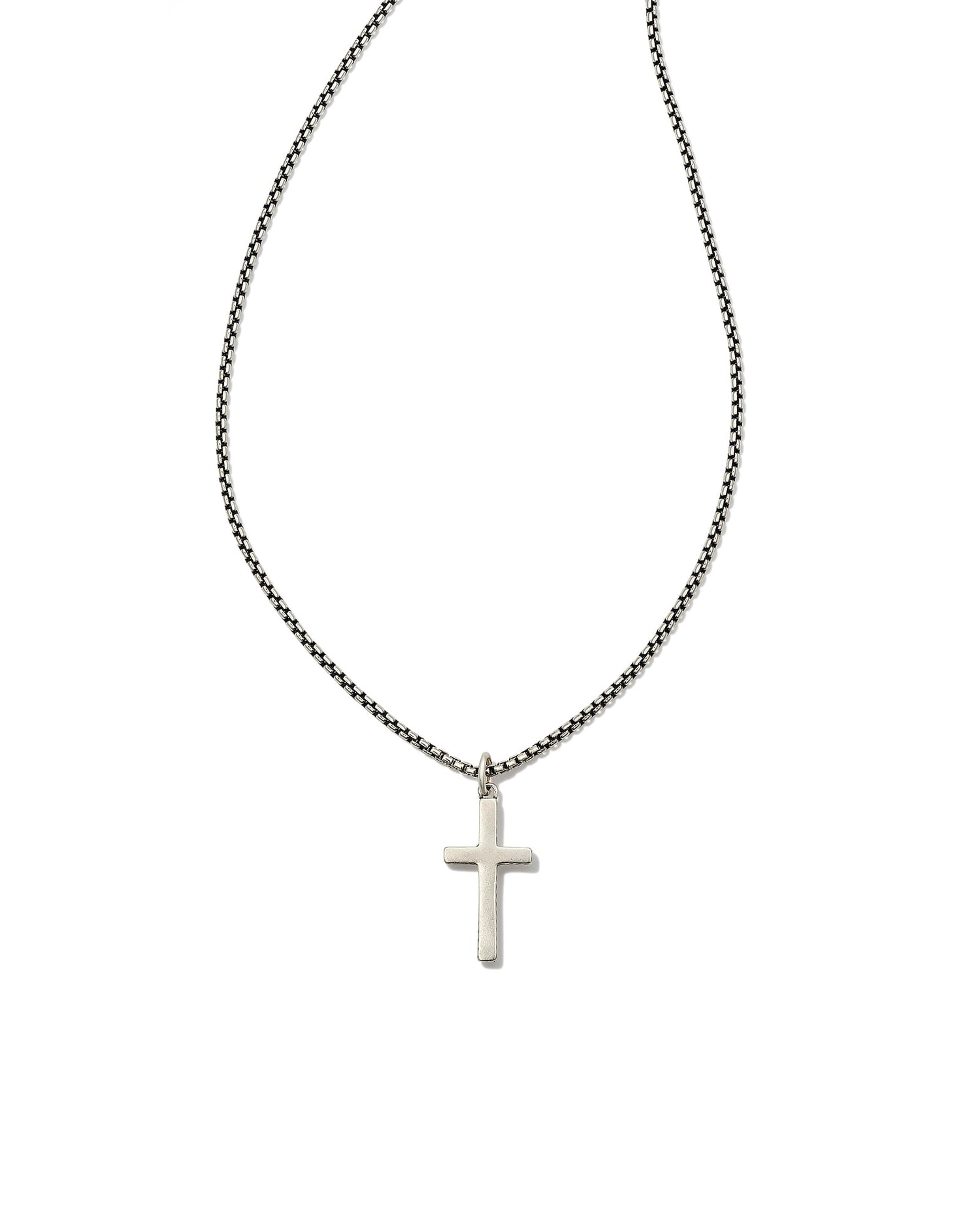 small-cross-charm-necklace-in-oxidized-sterling-silver-swarovski