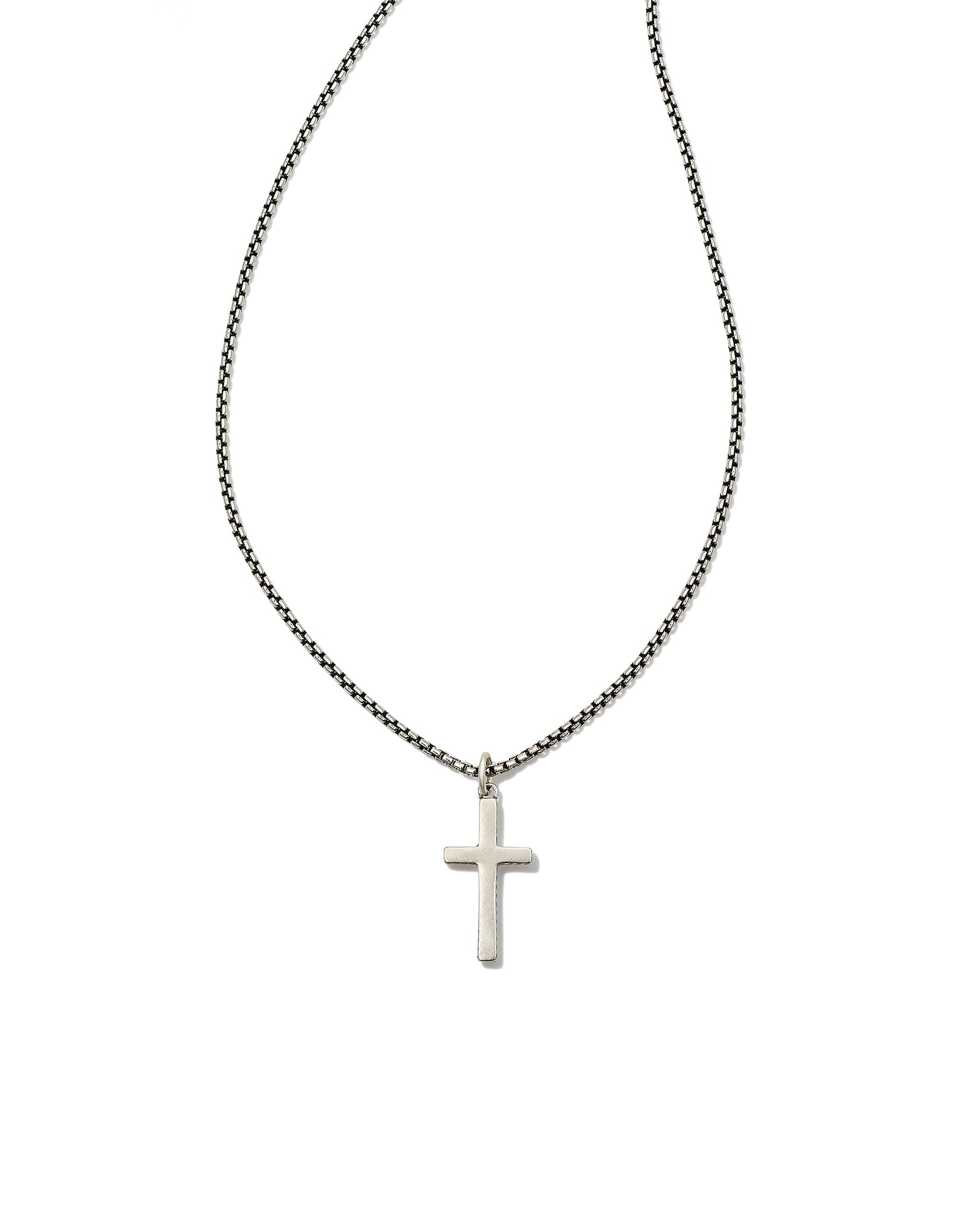 small-cross-charm-necklace-in-oxidized-sterling-silver-swarovski