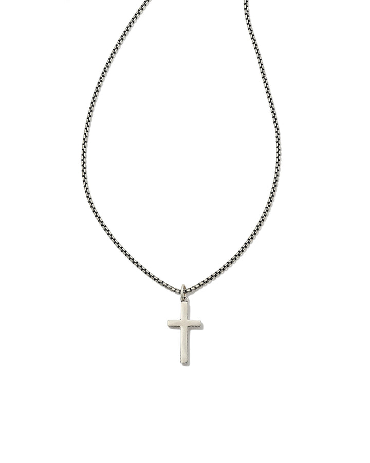 small-cross-charm-necklace-in-oxidized-sterling-silver-swarovski