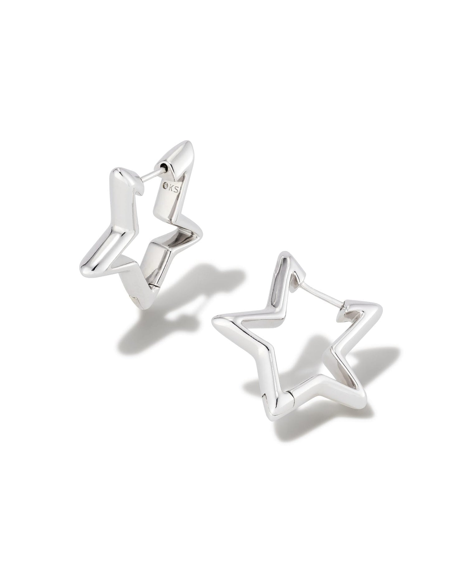 star-huggie-earrings-in-silver-swarovski