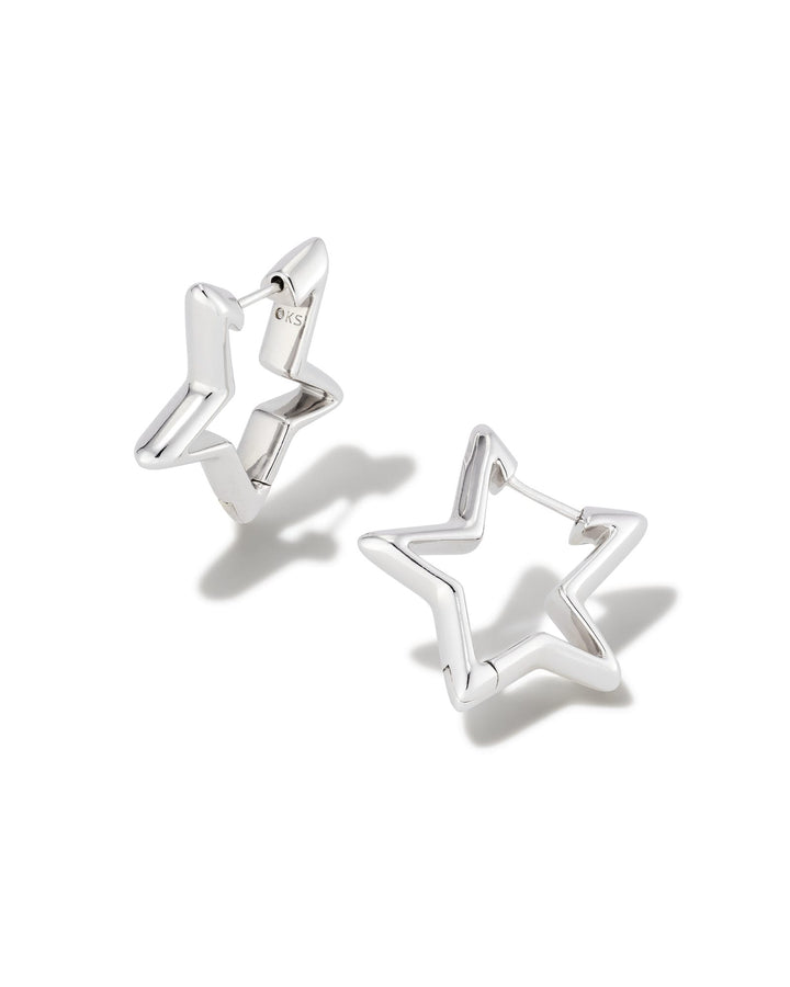 star-huggie-earrings-in-silver-swarovski