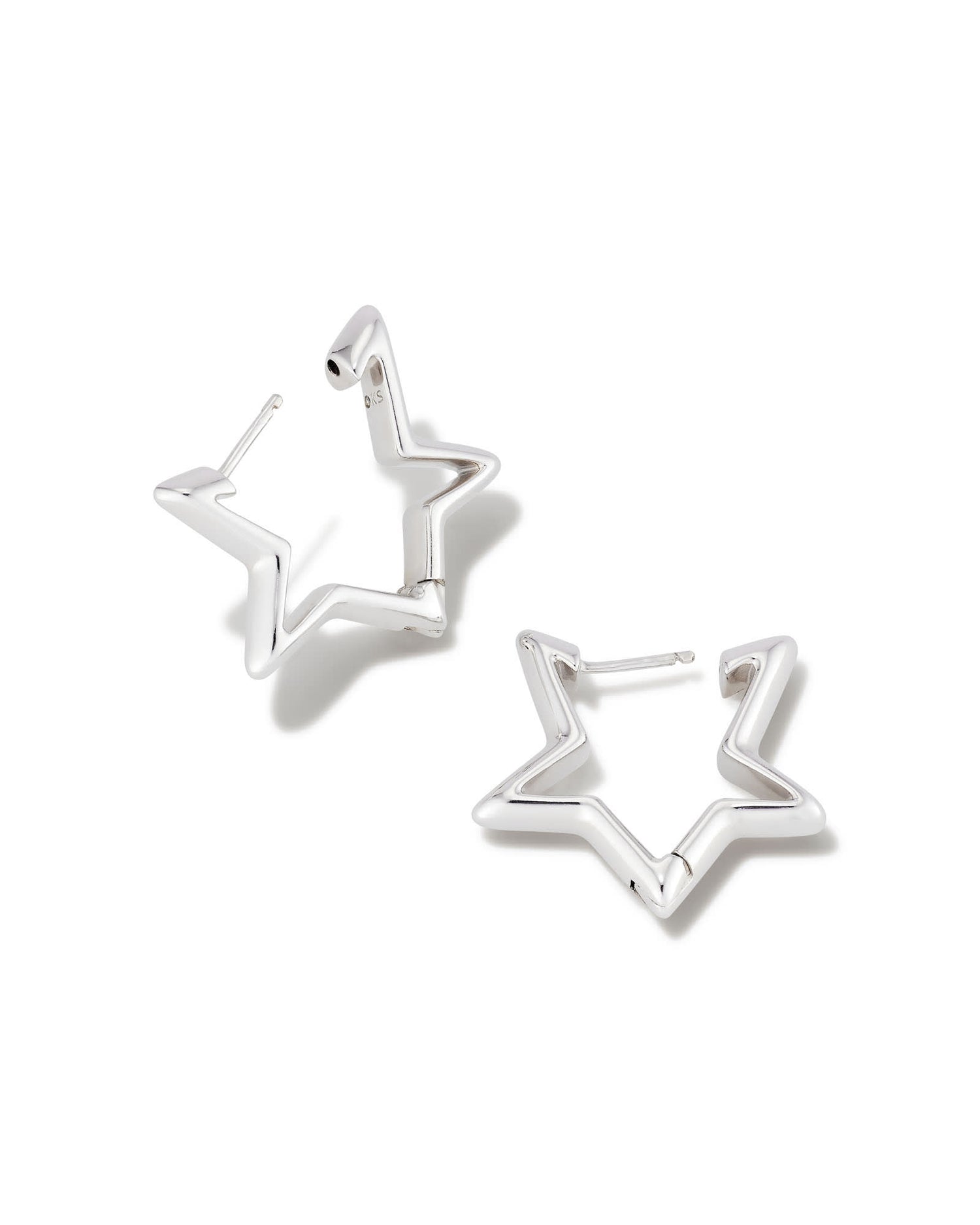 star-huggie-earrings-in-silver-swarovski