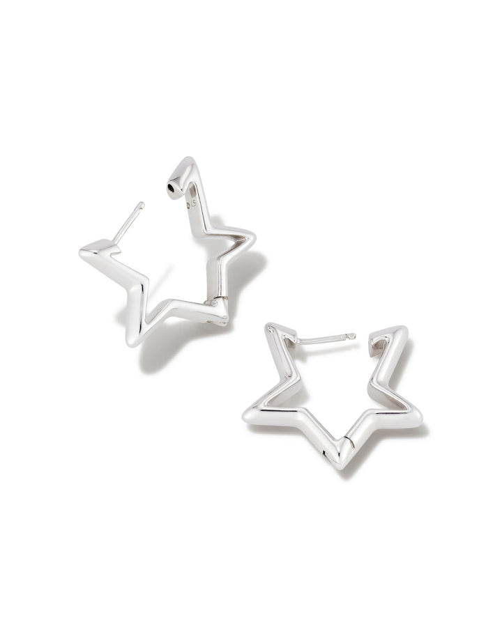 star-huggie-earrings-in-silver-swarovski