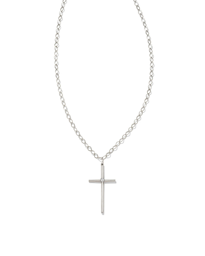 thin-cross-14k-white-gold-charm-in-white-diamond-necklace