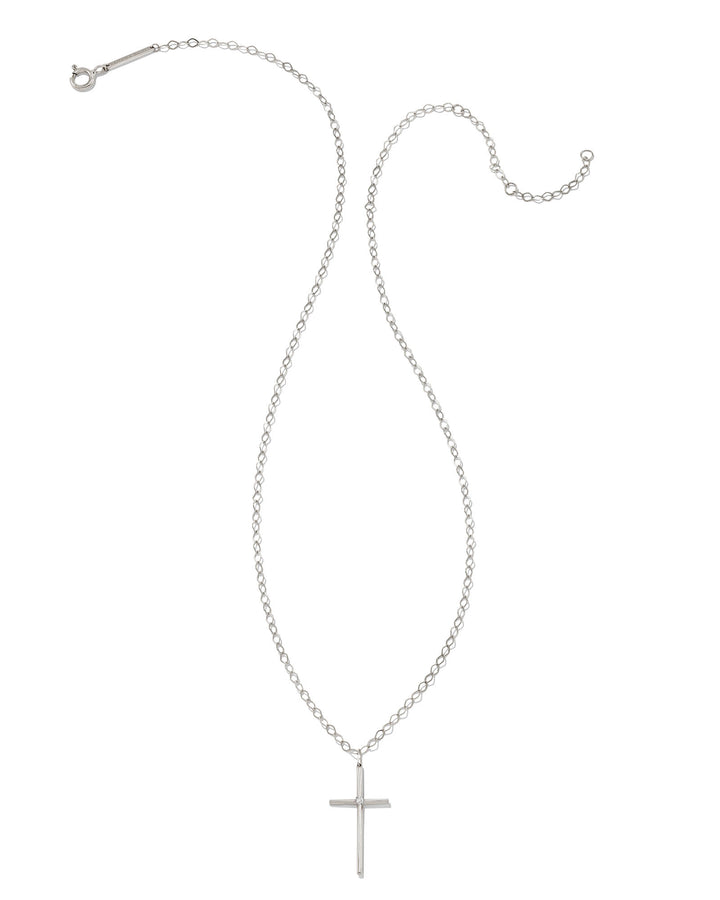 thin-cross-14k-white-gold-charm-in-white-diamond-necklace