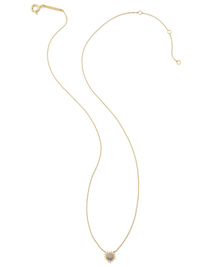 tiny-sunburst-14k-yellow-gold-pendant-necklace-in-white-diamond-swarovski