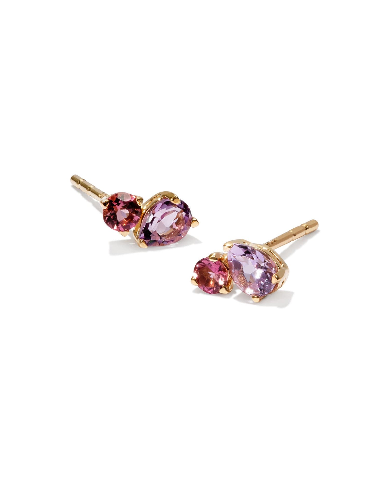 toi-et-moi-14k-yellow-gold-stud-earrings-in-light-pink-sapphire-and-pink-tourmaline-swarovski