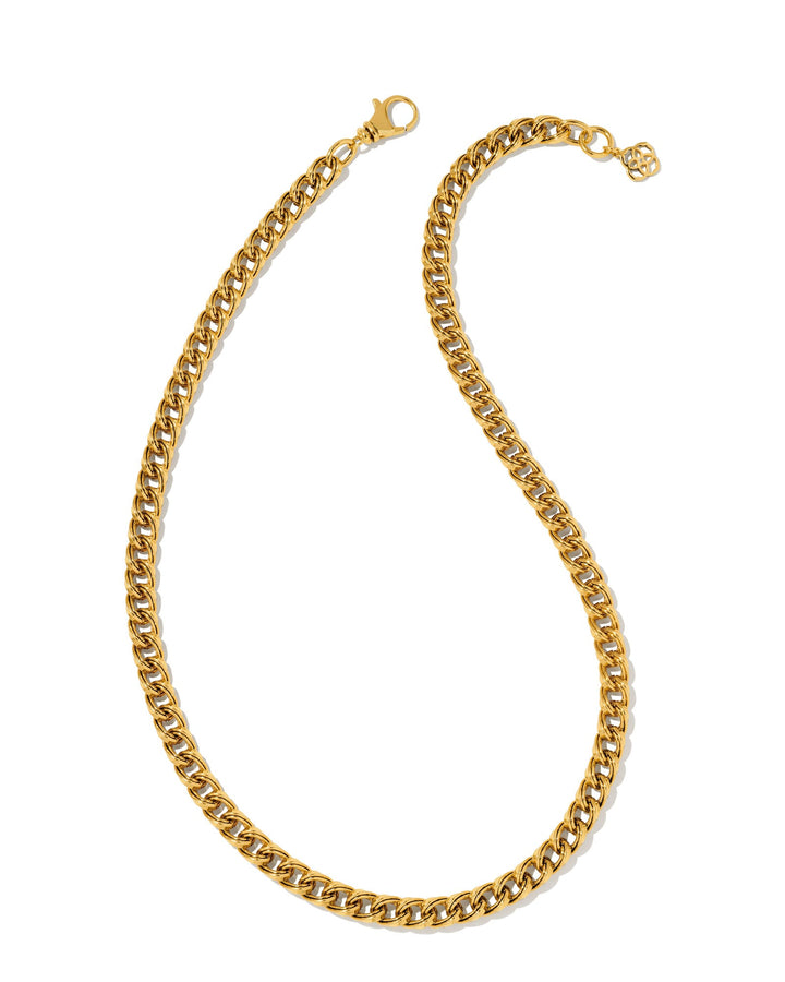 Vincent Chain Necklace in Vintage Gold - Main Image