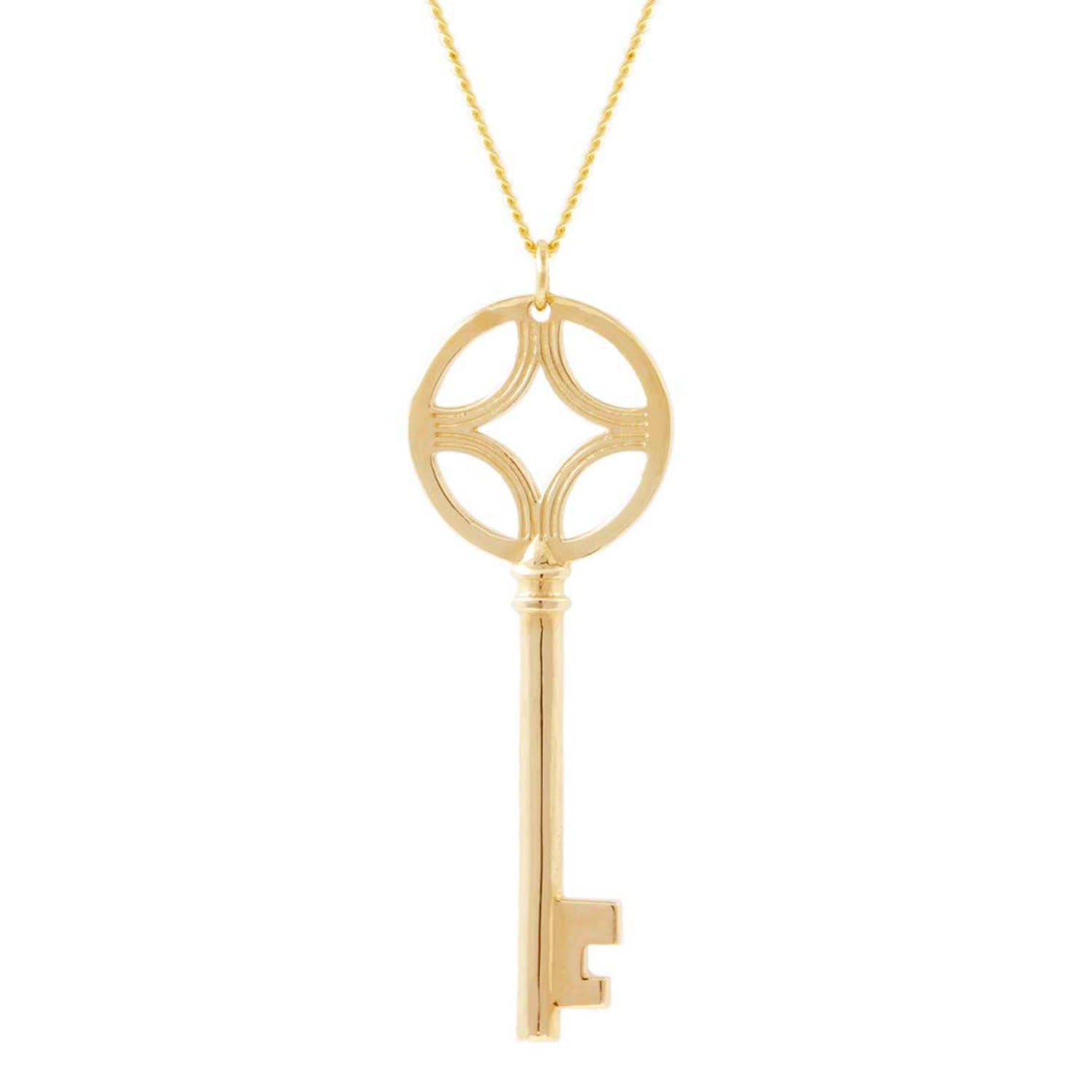 Key Necklace - Gold