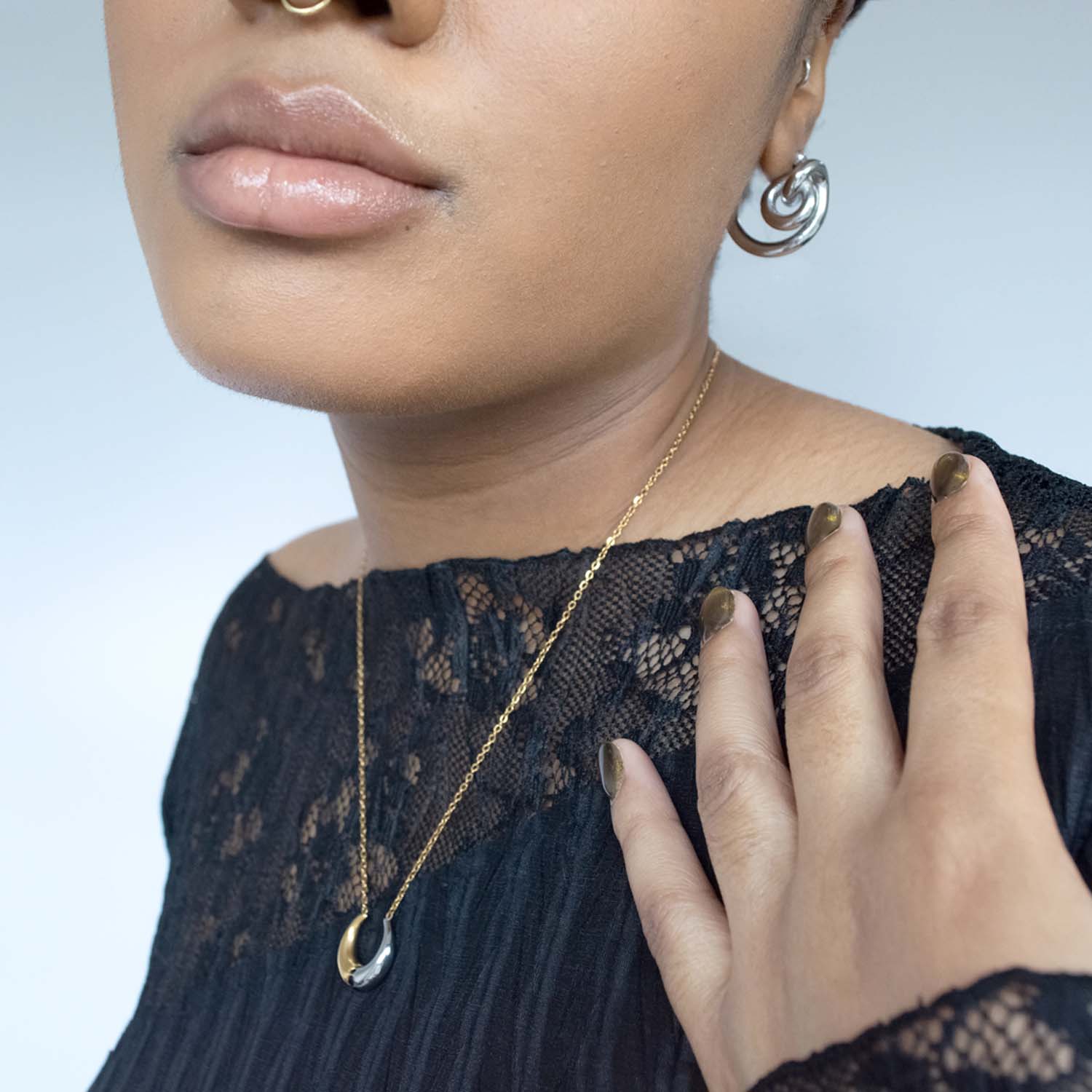 Kiely Mixed Metal Necklace