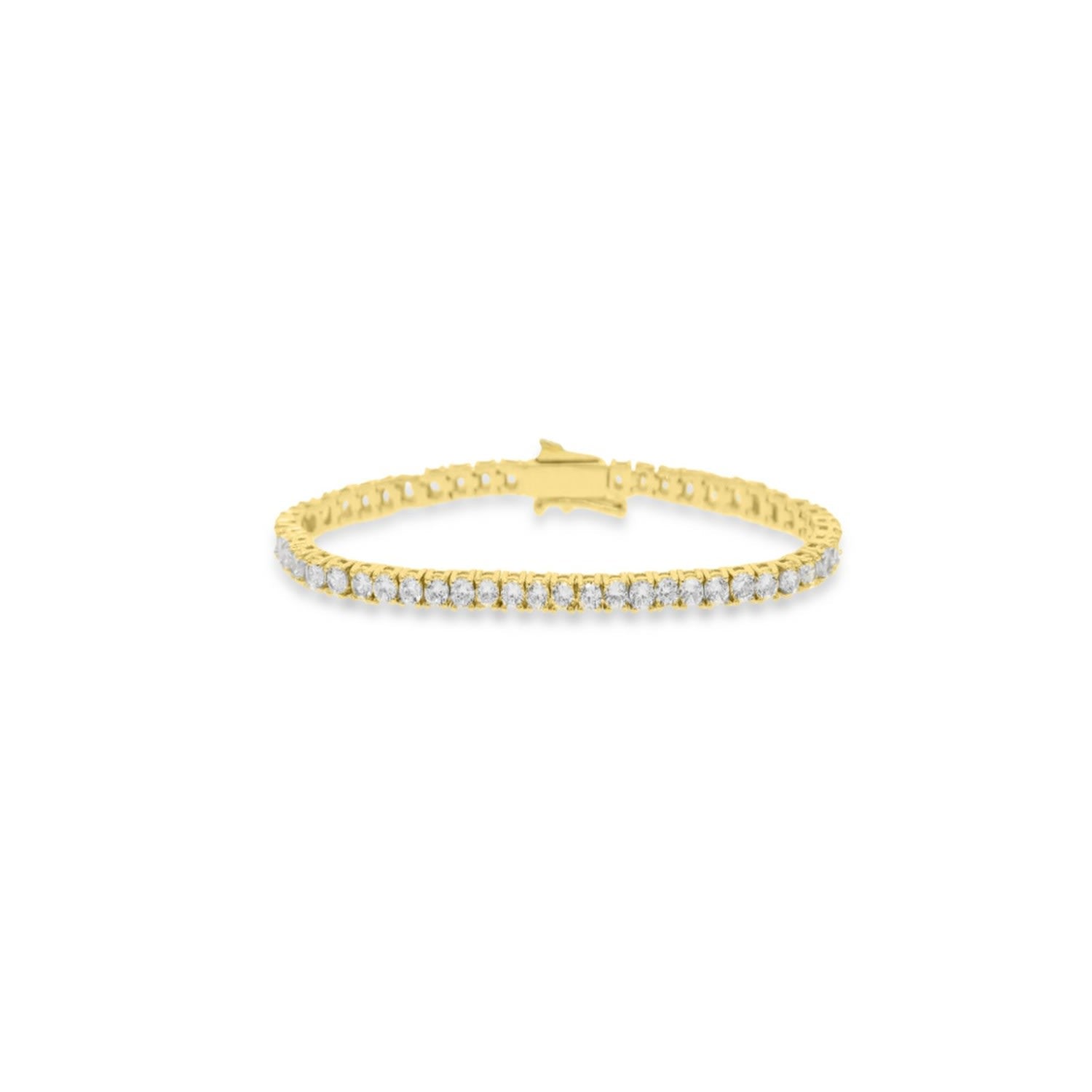 Kiera Tennis Chain Bracelet - Gold