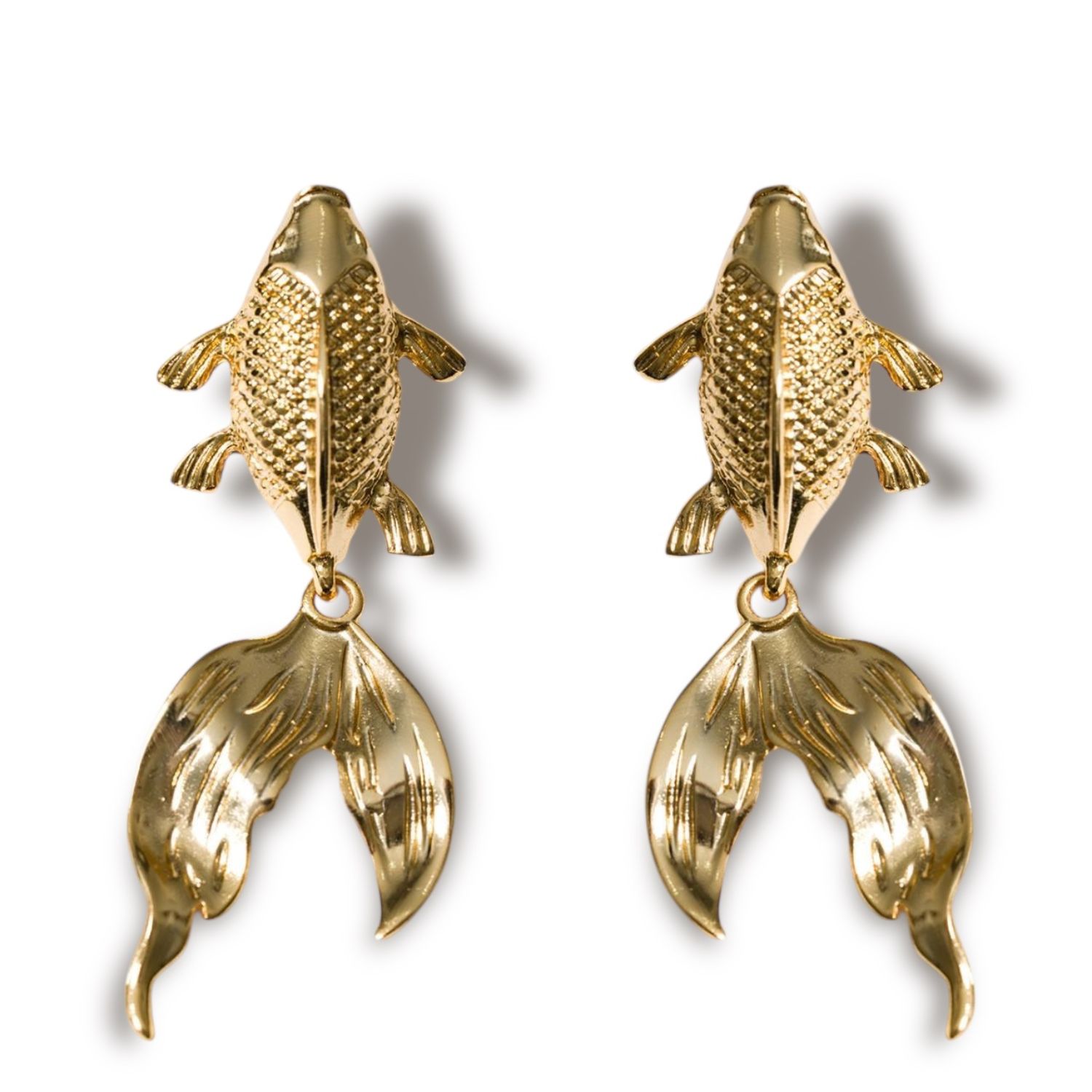 Koi Fish Statement Earrings