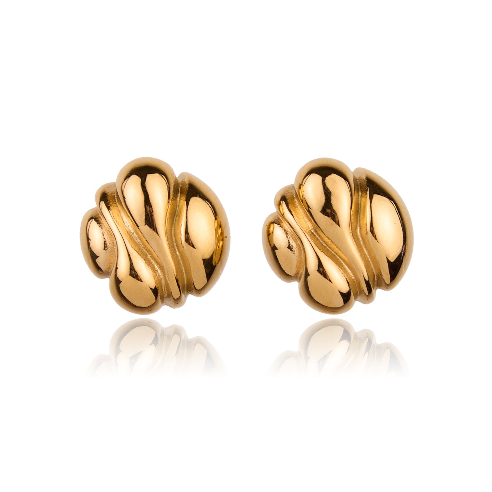 Kona Gold Plated Statement Earrings