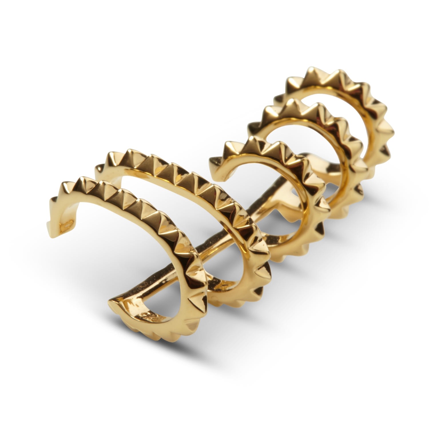 Croc Ear Cuff Yellow Gold