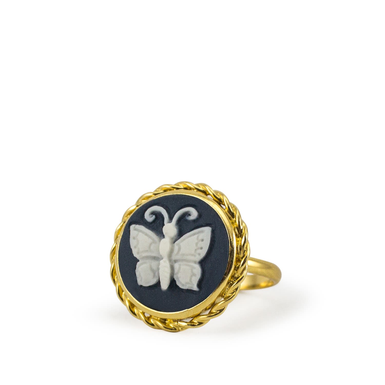 Butterfly Cameo Ring
