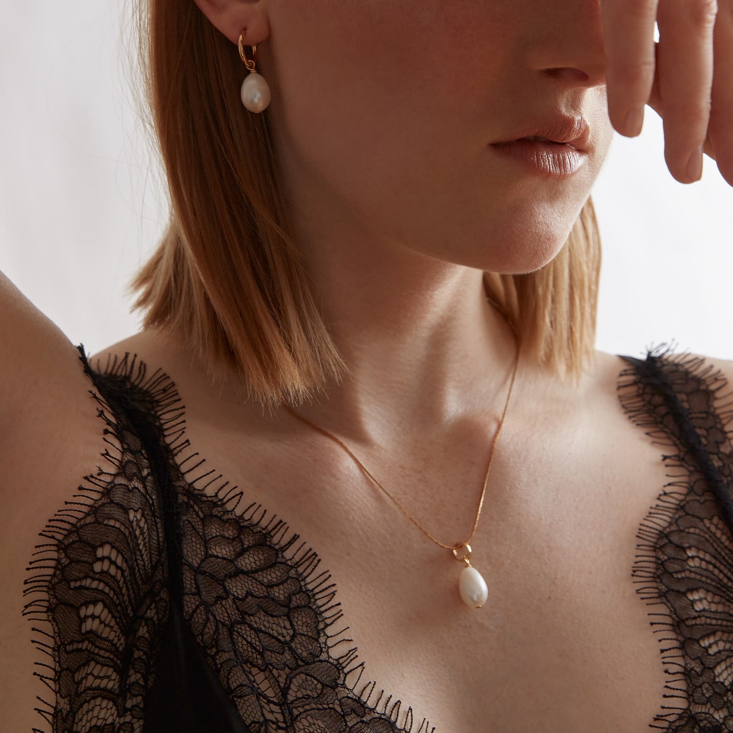 Freshwater 2-In-1 Hoops - Gold