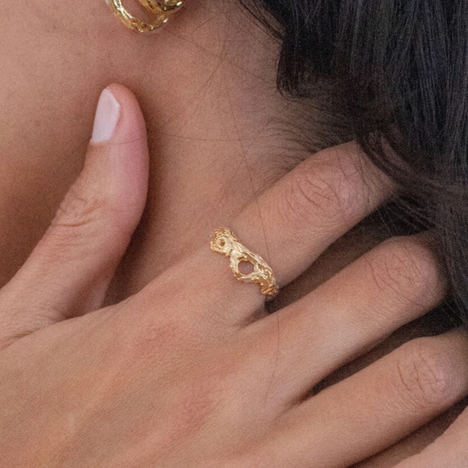 Kymopoleia Gold Ring