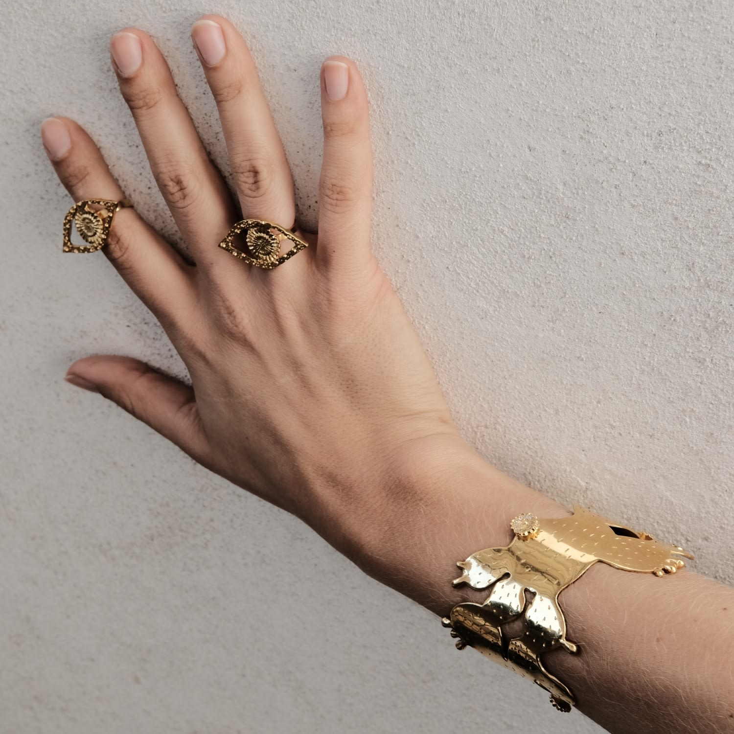 Cactus Cuff With Swarovski