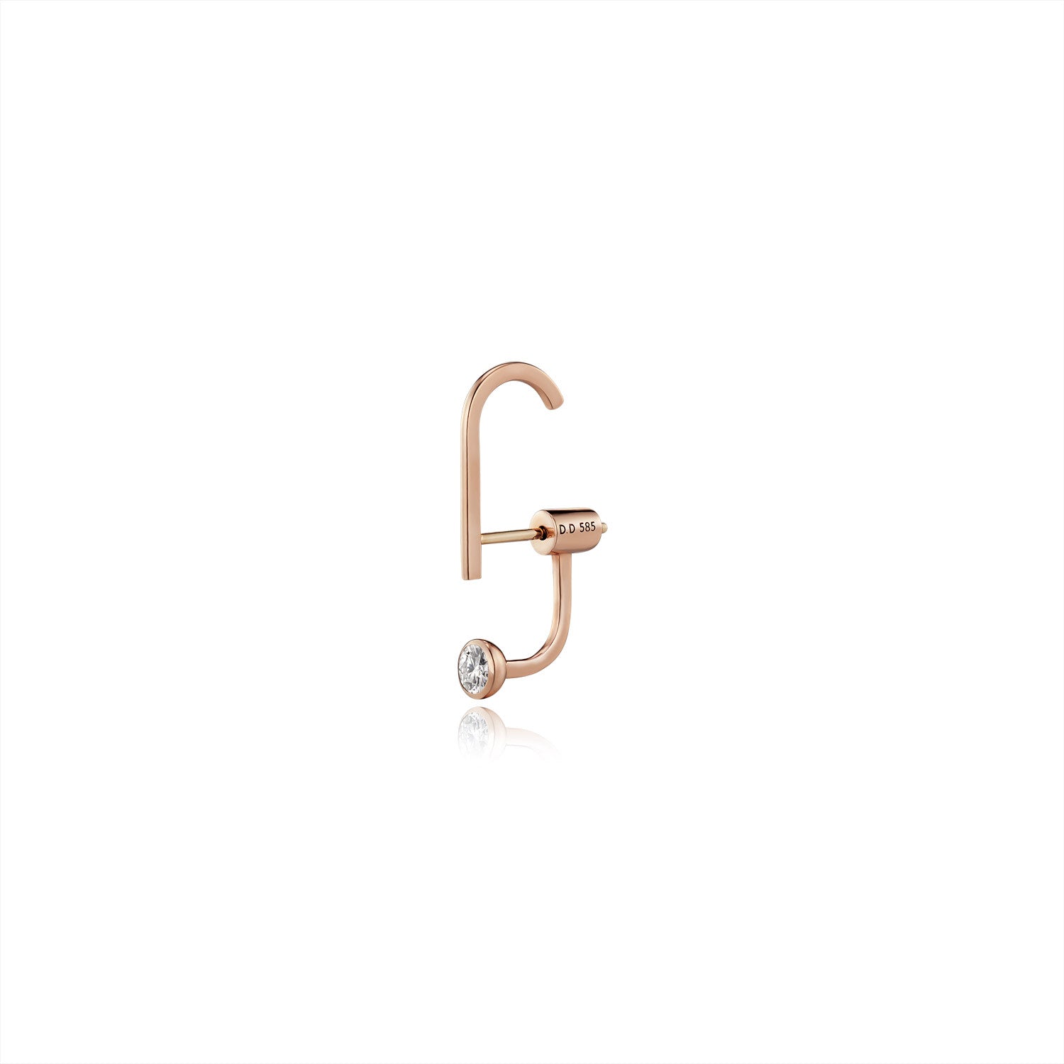 L'air De Paris Gold Multi-Functional Earring