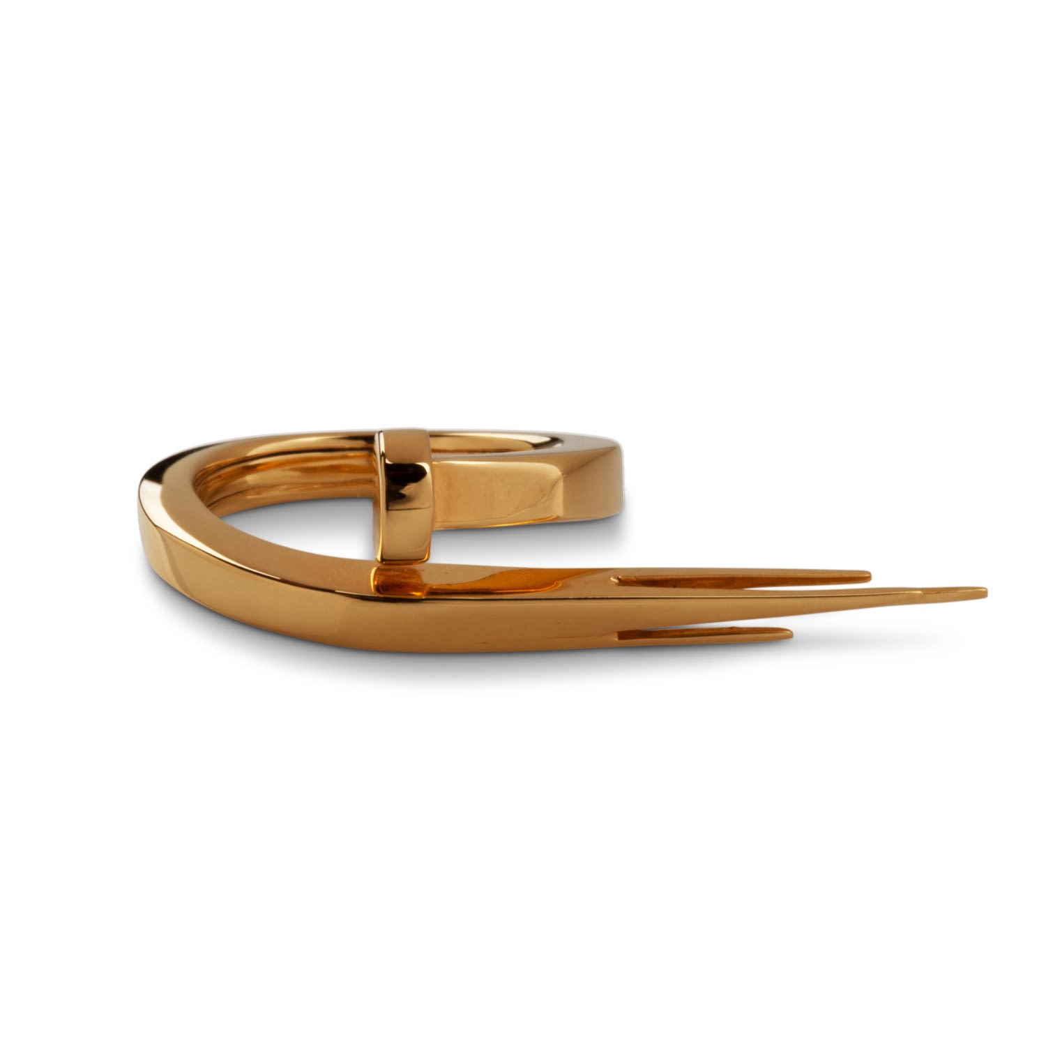 Nail Wrap Ring Gold