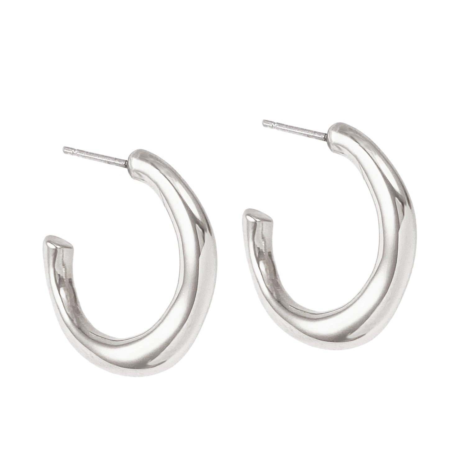 Rio Hoops Medium - Silver