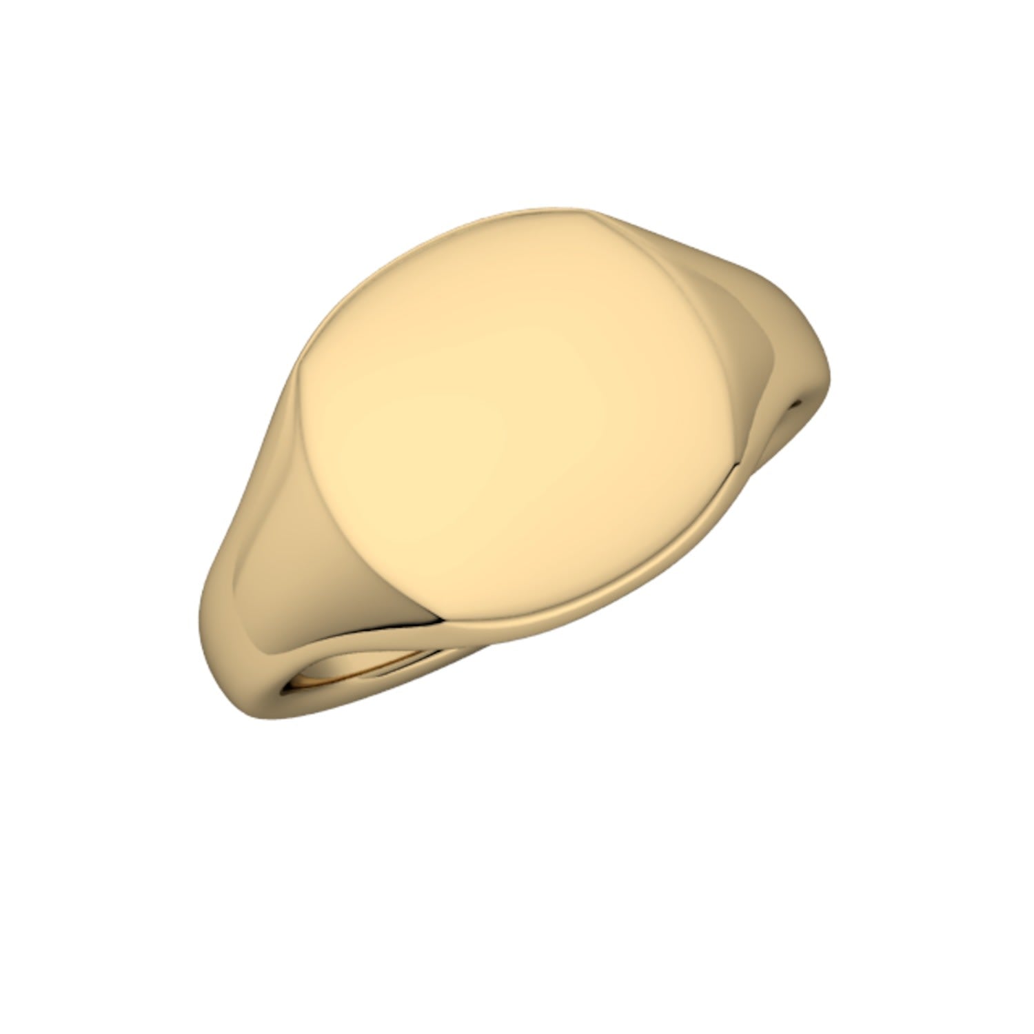 14K Gold Signature Signet Ring