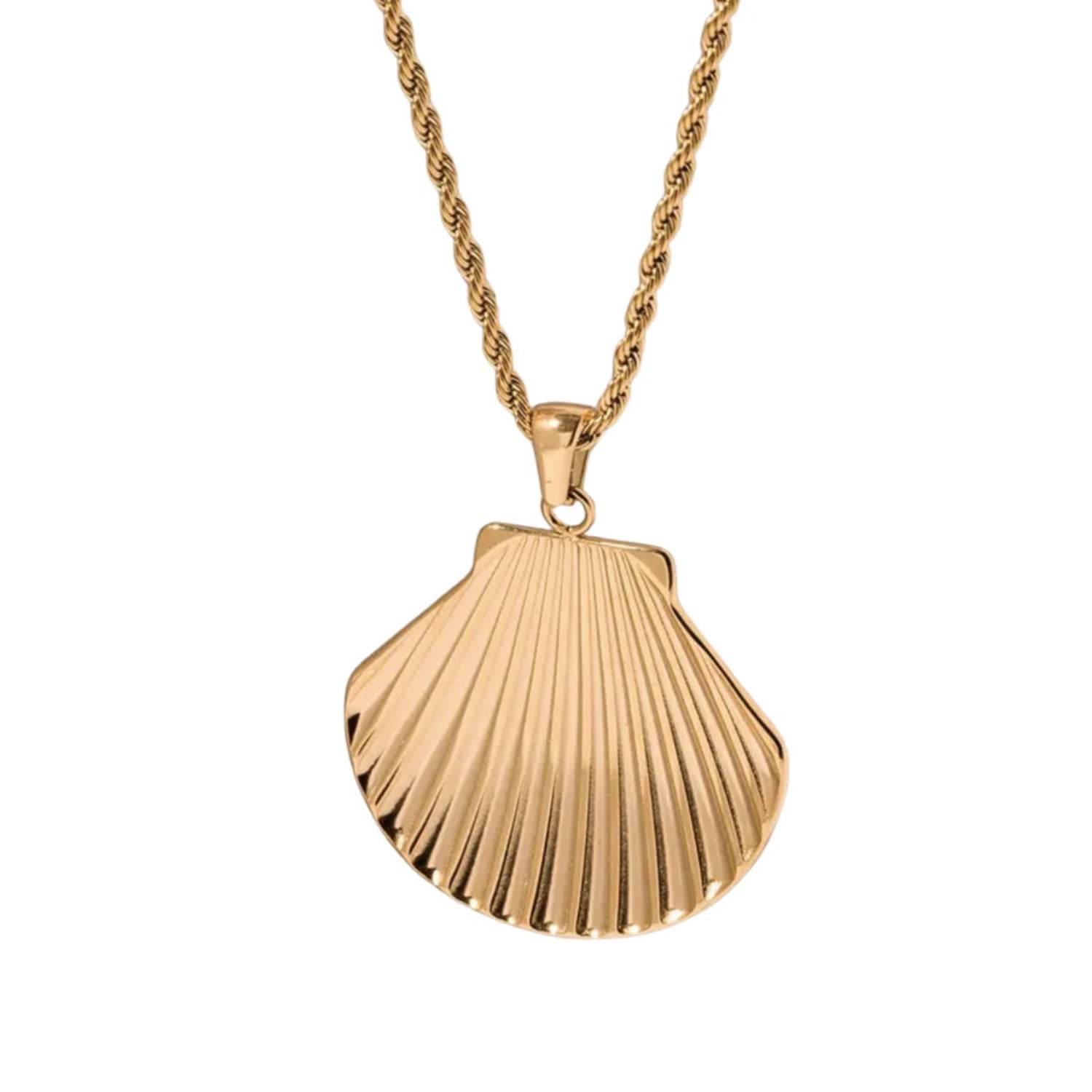 La Mer Golden Shell Necklace