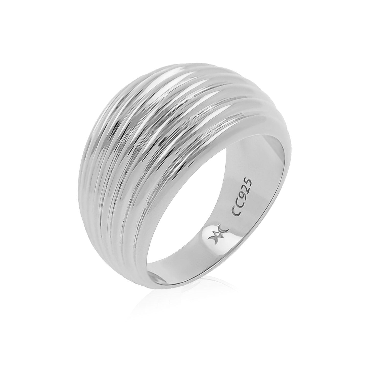 La Mer Shell Silver Ring