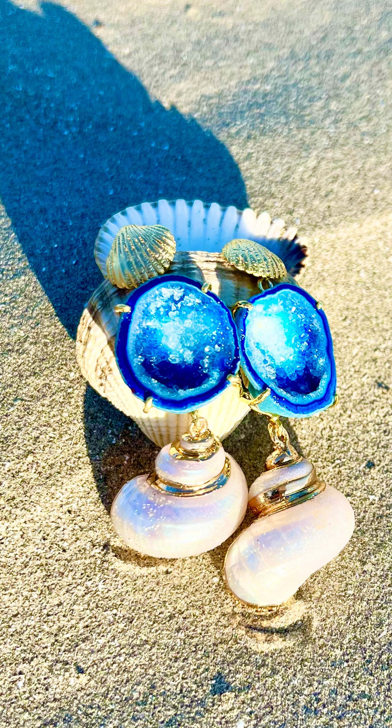 Lagoon Blue Drop Earrings