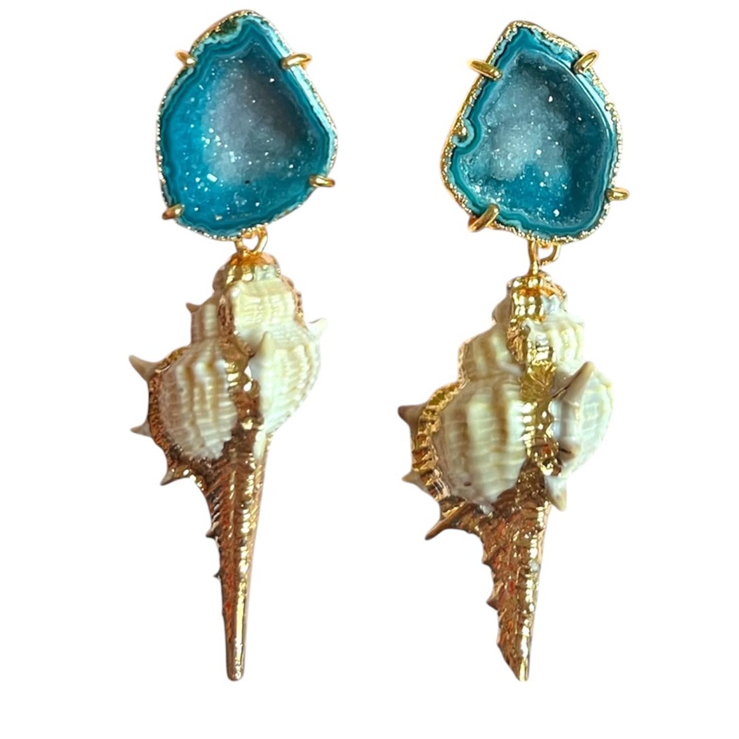 Lagoon Green Earrings