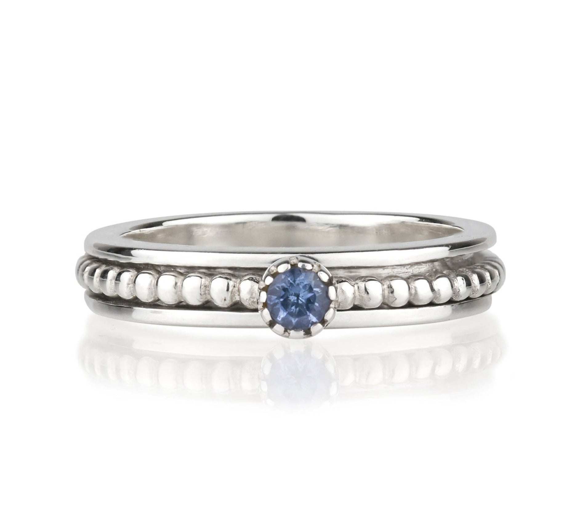 Lalita Silver Spinning Ring - Tanzanite