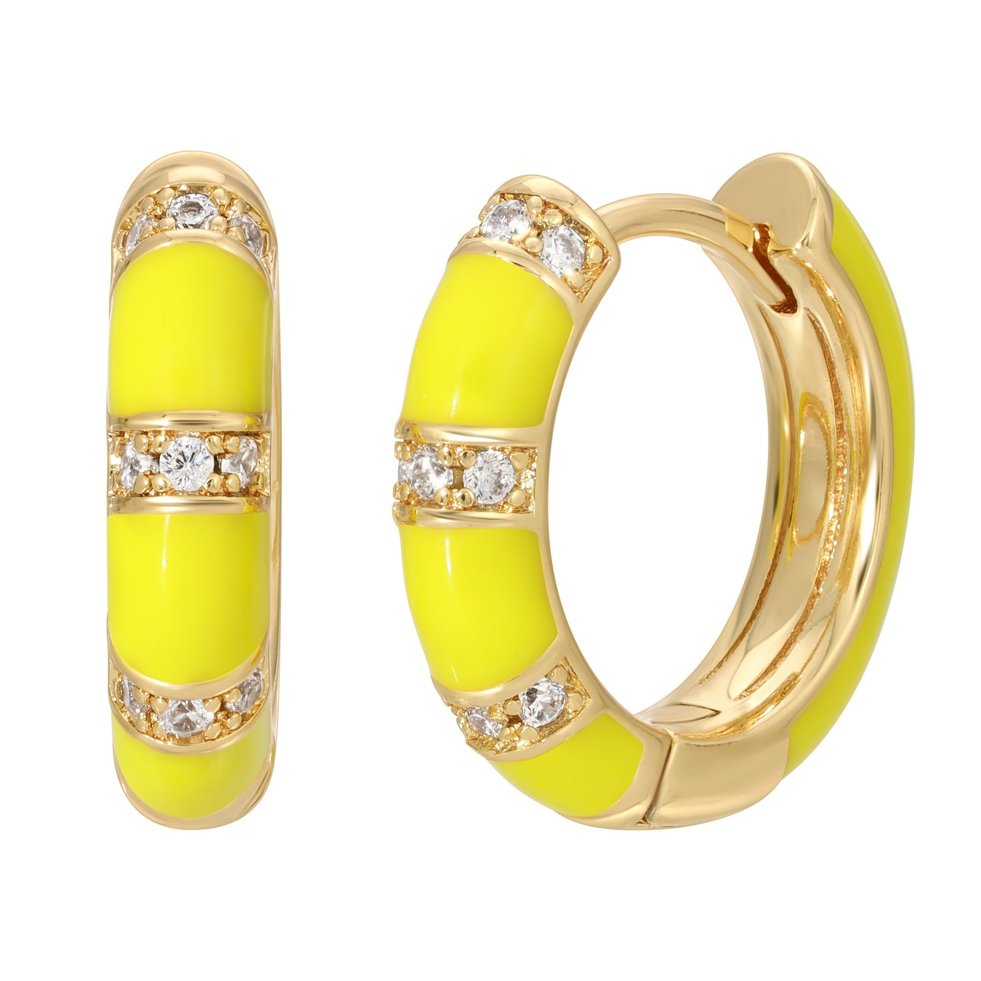 Lamill Enamel Huggies - Yellow