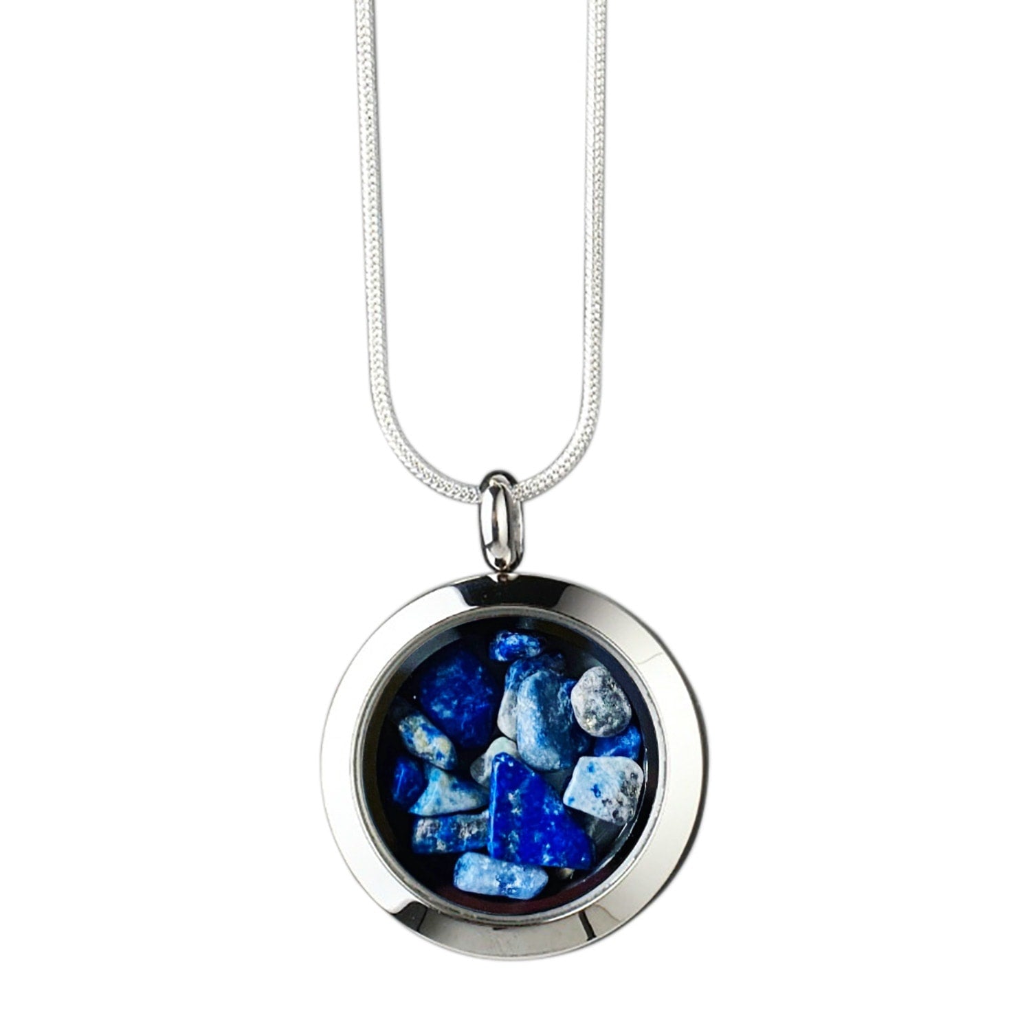 Lapis Lazuli Gemstone Necklace – Handcrafted Statement Jewelry With Natural Stone - Septemberbirthstone