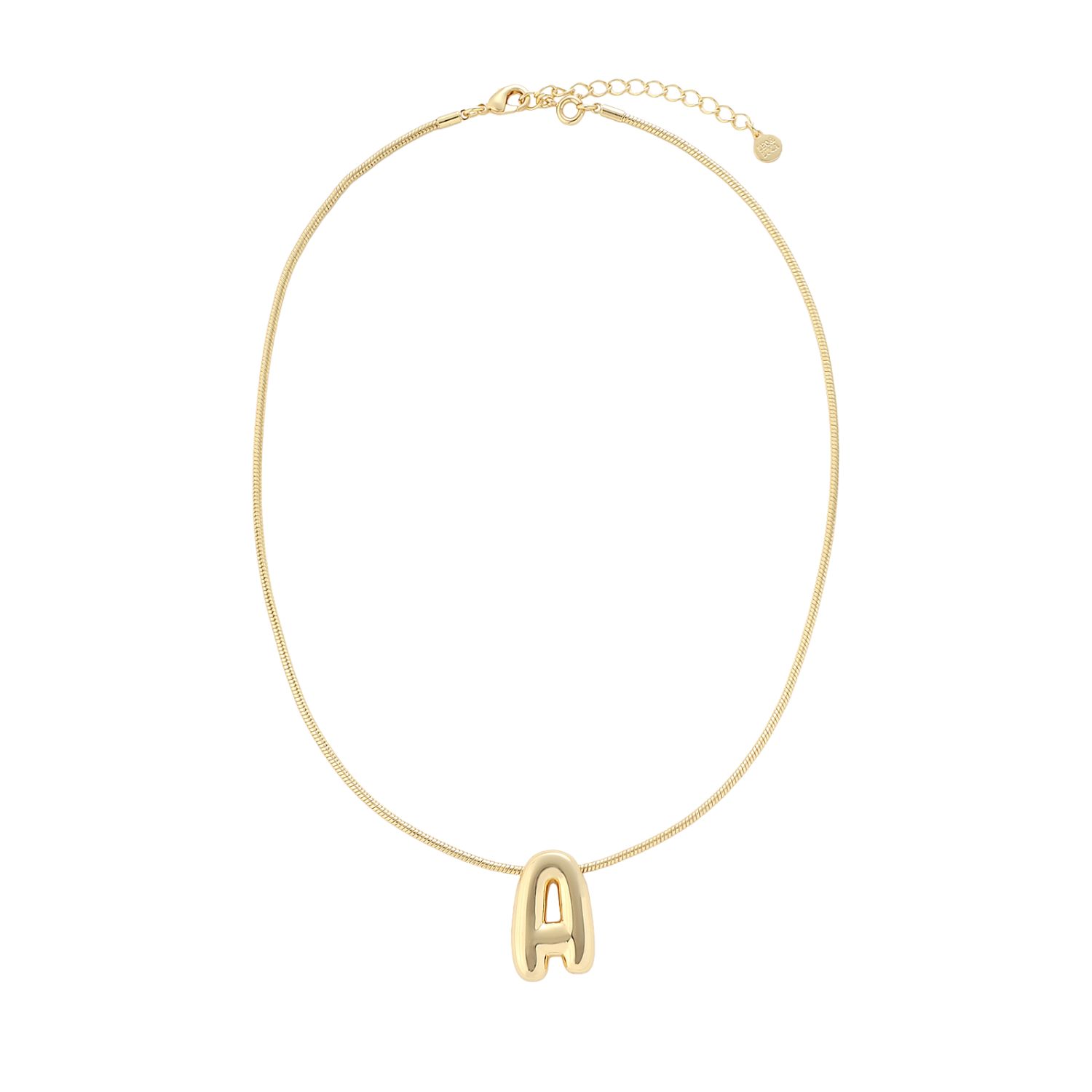 Large Balloon Initial Necklaces