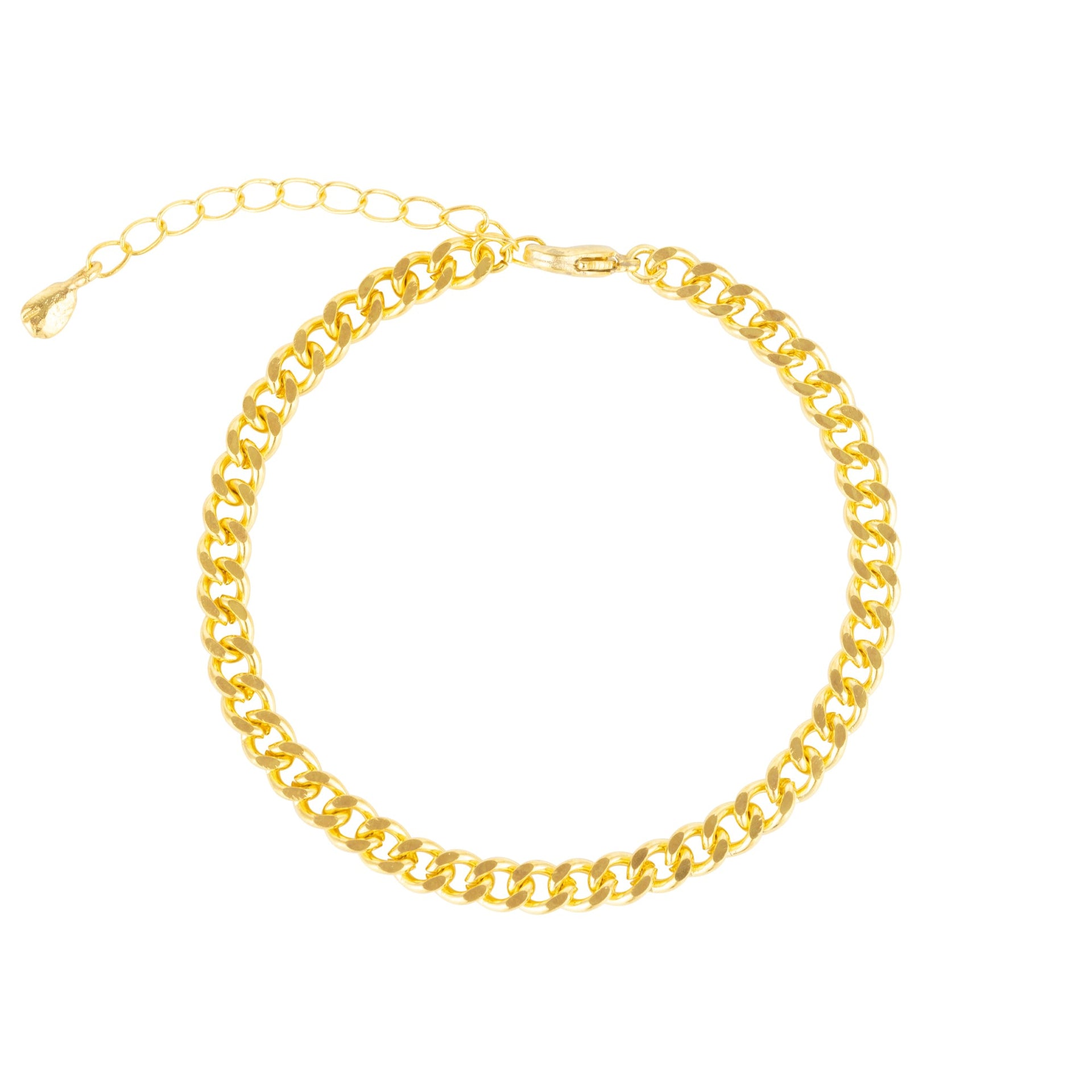 Large Cuban Chain Gold Bracelet