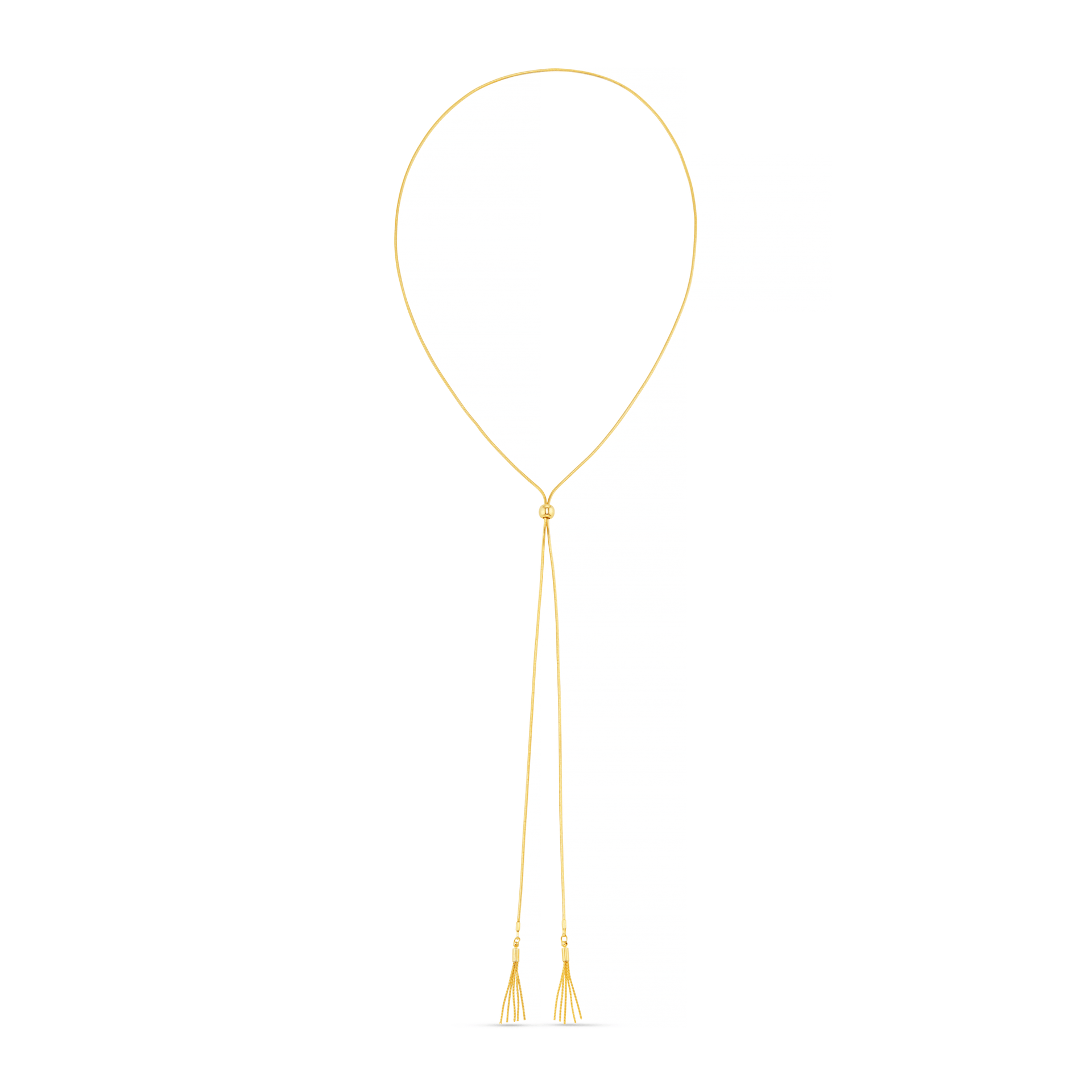 Adjustable Tassel Lariat Necklace