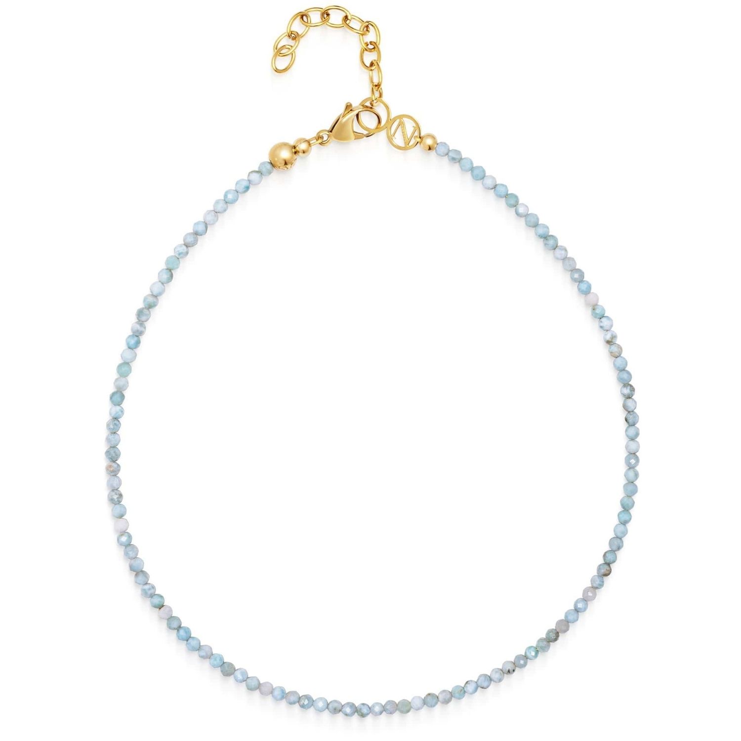 Larimar Faceted Choker