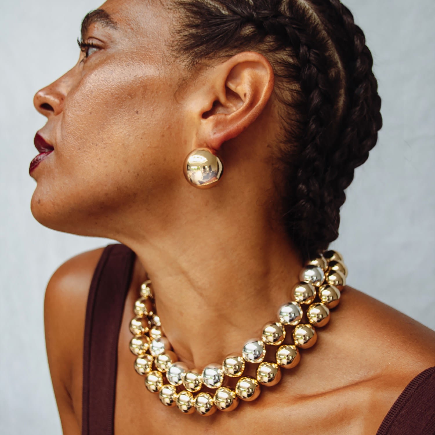 The Duchess Necklace - Gold, Silver