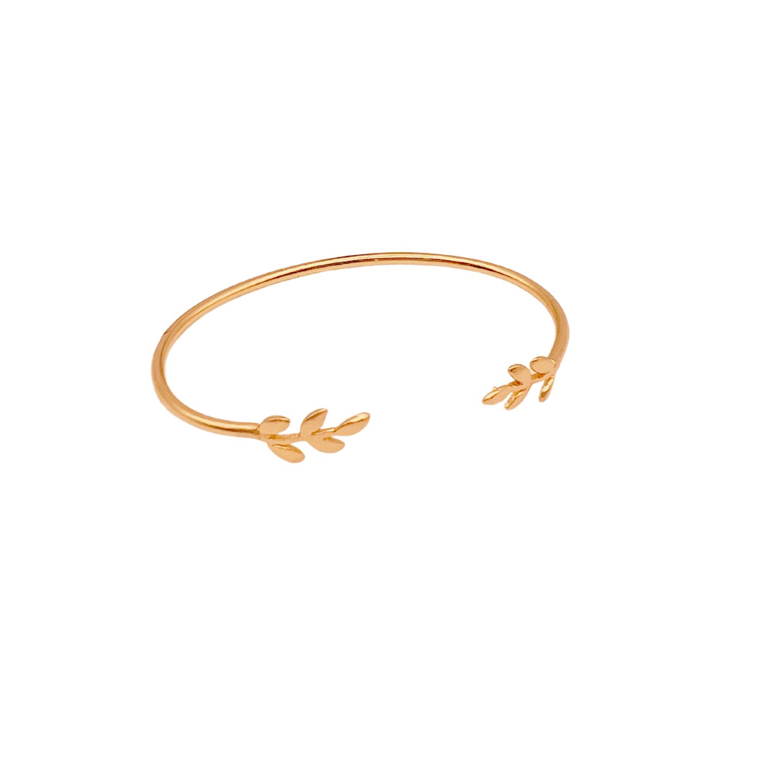 Laurel Grace - Cuff Bracelet 24K Gold Plated